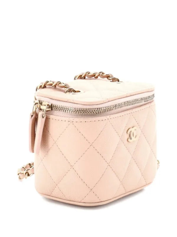 Mini Sac Vanity Chanel avec chaîne