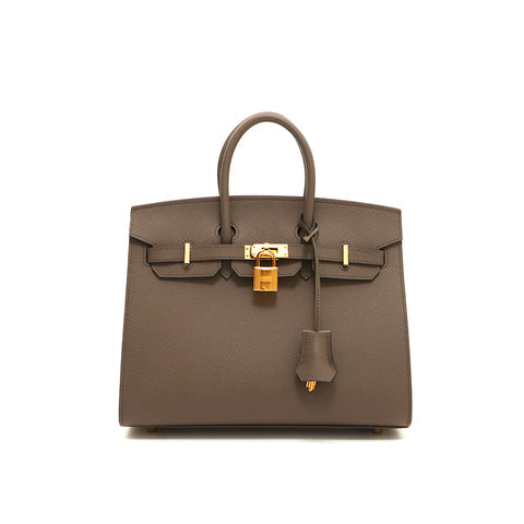 Hermes Birkin Serie 25 Epson Handbag B Graisse gravé Ethan P13472