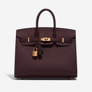 sac à main bordeaux d'un Hermès Birkin